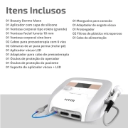 Beauty Dermo Maxx Equipamento de Vacuoterapia com LED - HTM