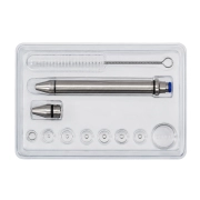 Caneta Extratora de Cravos Corpo de Inox - 2 Ponteiras de Inox - BCMED