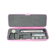 Caneta para Peeling de Diamante 5 Ponteiras Corpo Inox - BCMED