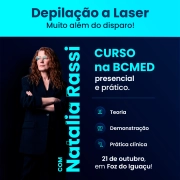 Curso de Depilação a Laser por Natalia Rassi - Presencial em Foz do Iguaçu