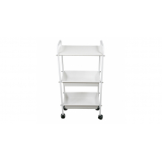 Mesa Carrinho Auxiliar 2 Bandejas + 1 Prateleira - Salus Brasil