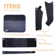 Pressury - Aparelho de Pressoterapia com 6 câmaras de Compressão - Ibramed