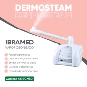 Dermosteam - Aparelho de Vapor de Ozônio, Vapor de Água e Aromaterapia - IBRAMED
