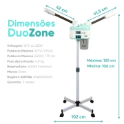 Duozone Vapor de Ozônio para Limpeza de Pele - Estek 