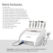 Effect HTM - Aparelho de Radiofrequência Multipolar com Kit Estética Íntima