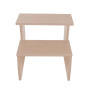 Escada 2 Degraus - Linha Creta - Salus Brasil - Ciliegio