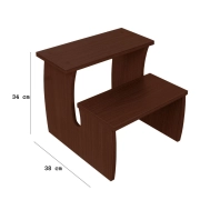 Escada 2 Degraus - Linha Creta - Salus Brasil - Nova Imbuia
