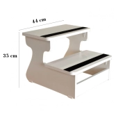 Escada Auxiliar Treatment - Linha Prime - BCMED-Branco