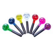 Esferas de Cromoterapia para Massagem Facial - Pequenas de Vidro - Cor Amarelo - BCMED 