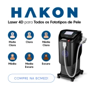 Hakon - Laser 4D de Epilação - Rubi (694nm), Alexandrite (755nm), Diodo (808nm) e ND-YAG (1064nm) - Medical San