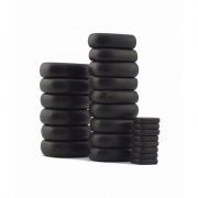 Kit 23 Pedras Quentes Vulcânicas Basálticas para Massagem Relaxante - Estek 