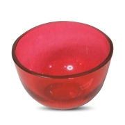 KIT 3 Cubetas + 5 Espátulas Para Estética - Vermelho - Estek