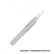 Kit 7 Curetas em Aço Inox - Ferramentas para Extração de Acne, Cravos e Espinhas - BCMED