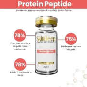 Kit Anti-Rugas - Ativo Hexapeptide Redutor de Rugas + Ativo Protein Peptide p/ Produção de Colágeno - 10 ml - SkinDeep 