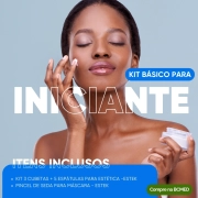 Kit Básico 1.0 - Cubetas + Espátula + Pincel - Acessórios de Estética Estek 