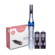 Kit Caneta de Microagulhamento Smart DermaPen + Cartuchos de12 Agulhas 10 Unid. - Smart GR