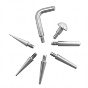 Kit Com 7 Ponteiras Em Titânio Para New Skin e Nwe Skin 2.0 - Mm Optics