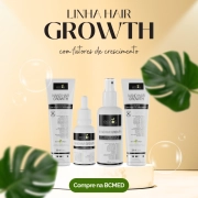 Kit Crescimento Capilar e Combate Queda de Cabelo - Linha Hair Growth - Eccos Cosméticos