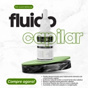 Kit Crescimento Capilar e Combate Queda de Cabelo - Linha Hair Growth - Eccos Cosméticos