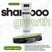 Kit Crescimento Capilar e Combate Queda de Cabelo - Linha Hair Growth - Eccos Cosméticos
