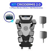 Kit Criodermis 2.0 + 2 Aplicadores de Criolipólise tamanho G + 100 Membranas IceProtection - Medical San