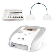 Kit de Vacuoterapia - Beauty Dermo HTM + Kit de Ventosas Glúteos Pump Up + Caneta para Peeling de Diamante