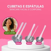 Kit Essencial 2.0 - Cubetas + Espátulas + Pincel de Seda + Esferas - Acessórios de Estética Estek