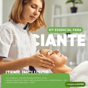 Kit Essencial 3.0 - Cubetas + Espátulas + Pincel de Seda + Esferas - Acessórios de Estética Estek