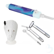 Kit Estética Facial - AF Prime Alta Frequência + Eletrodo Cebolinha + Máscara Térmica Facial
