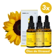 Kit Óleo de Girassol Ozonizado 3 Unidades 30ml Ozoncare - Philozon