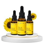 Kit Óleo de Girassol Ozonizado 3 Unidades 30ml Ozoncare - Philozon