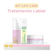 Kit Lips Care Tratamento Labial - Hidratante, Máscara e Sérum Labial - Smart GR