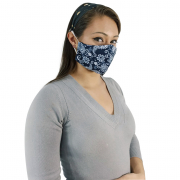 Kit Máscara e Faixa - Arabesco + Faixa de Cabelo Coração Estrelado - BCMED