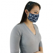 Kit Máscara e Faixa - Arabesco + Faixa de Cabelo Coração Estrelado - BCMED