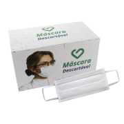 Kit 4 Caixas Máscara Facial Descartável Com Elástico Kit Com 25un Cada - BCMED