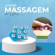 Kit Massagem Completa - Pedras + Aquecedor de Pedra + Manta Térmica Abdominal + Rolo de Massagem + Luva Massageadora - Estek 