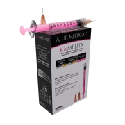 Kit MEDTX - Agulha de Aplicação 34G + Agulha de Aspiração 25 G + Seringa 1ml - Alur Medical 