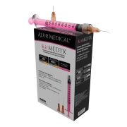Kit MEDTX - Agulha de Aplicação 34G + Agulha de Aspiração 25 G + Seringa 1ml - Alur Medical 