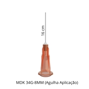 Kit MEDTX - Agulha de Aplicação 34G + Agulha de Aspiração 25 G + Seringa 1ml - Alur Medical 
