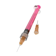 Kit MEDTX - Agulha de Aplicação 34G + Agulha de Aspiração 25 G + Seringa 1ml - Alur Medical 