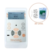 Kit Neurodyn Portable Tens - Ibramed + Eletrodo Adesivo 5x5 cm (20 unidades) - Bioland