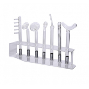 Kit Beauty Face HTM + Kit Eletrodos de Vidro 7 peças + Rack Organizador