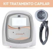 Kit para Tratamento Capilar - Antares Fotobiomodulação + Cluster P2 LED Vermelho e Infravermelho - Ibramed