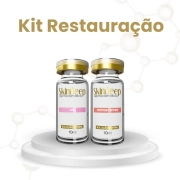 Kit Restauração - Ativo Protein Peptide p/ Produção de Colágeno + Ativo EGF Regenerador de Células - 10 ml - SkinDeep 