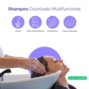 Kit Duplo Cuidado - Shampoo Ozonizado em Creme + Desodorante Ozonizado - Ozoncare
