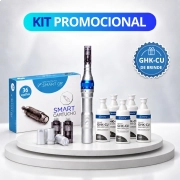 Kit Smart Pen + 2 Cartuchos de 36 Agulhas + GHK-Cu de Brinde - Smart GR