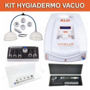 Kit Vacuoterapia - Hygiadermo Vacuo + Peeling de Diamante + Caneta Extratora + Pump Up - KLD