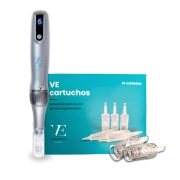Kit Ve PEN Caneta de Microagulhamento + 10 Cartuchos de 12 agulhas - Variestética