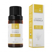 Óleo Essencial De Citronela 10ml - Repelente e Alívio de Picadas de Insetos - Eccos Cosméticos 