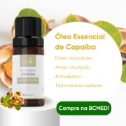 Óleo Essencial De Copaíba 10ml - Alívio de Dores Musculares - Eccos Cosméticos 